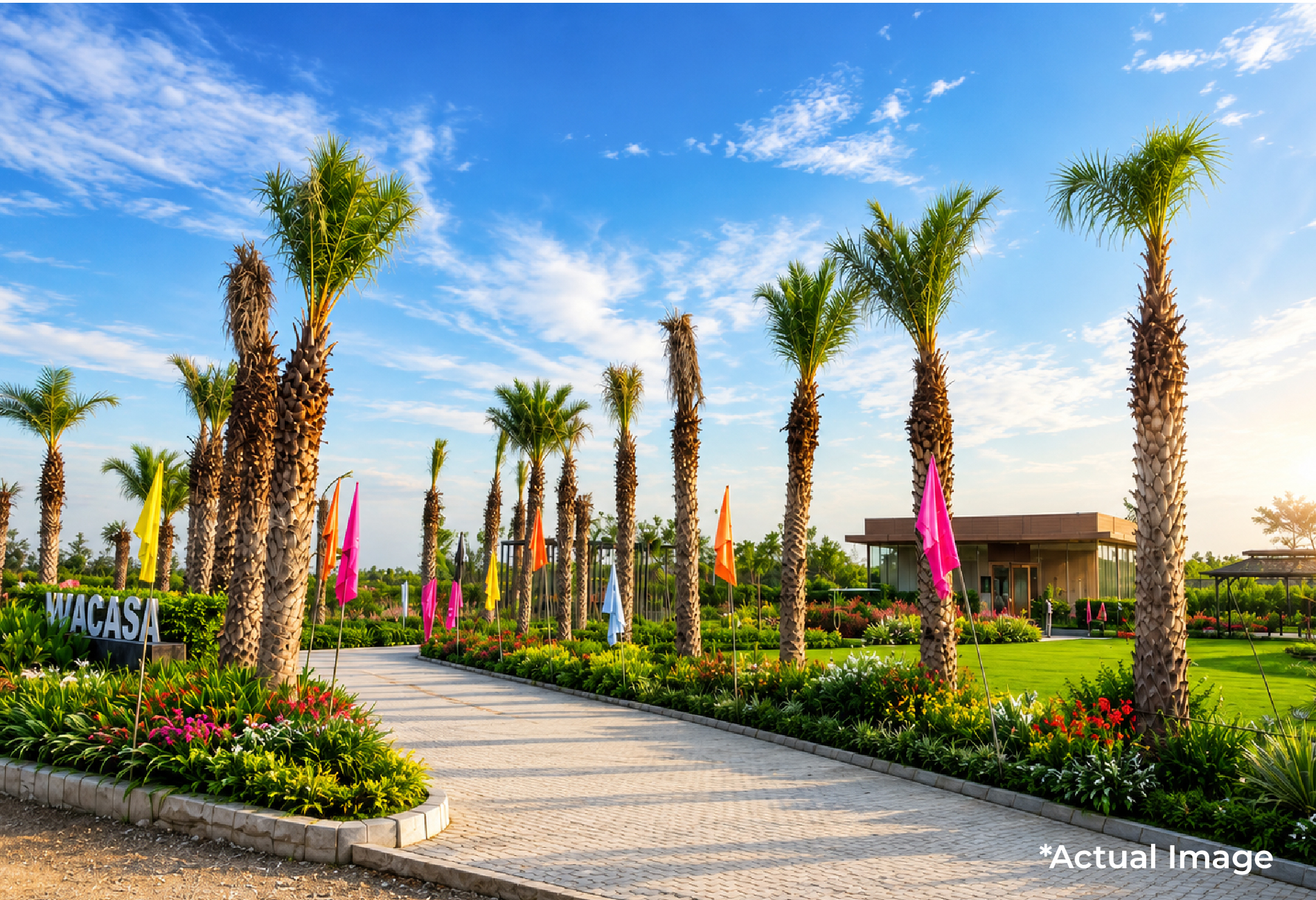 Landscaped Walkway